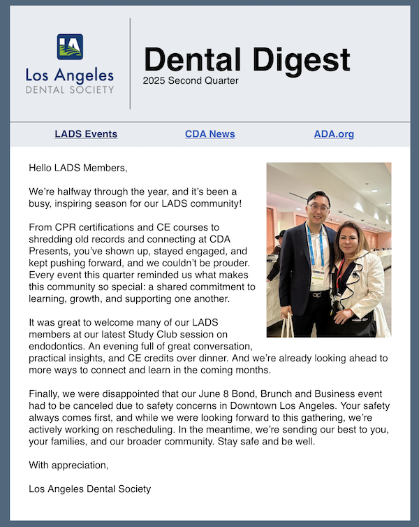 LADS Dental Digest 2025 Q2